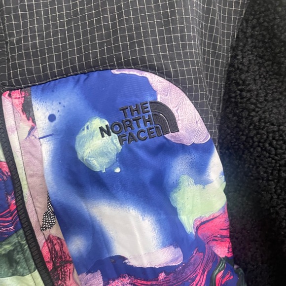 Womens North Face LARGE Denali Heavy Fleece Full Zip Jacket Alfie Kungu TNF55 - Picture 5 of 14